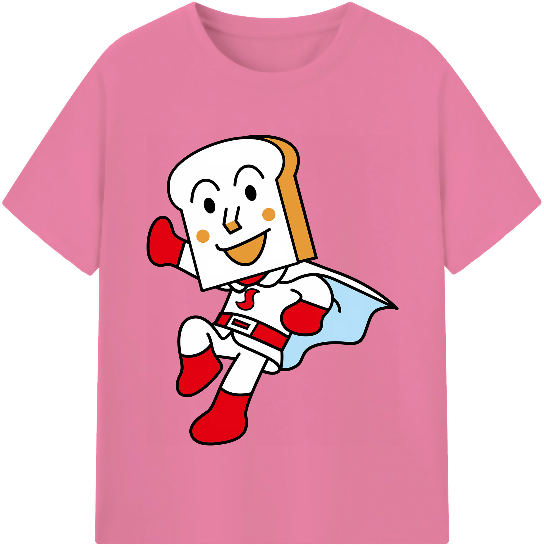 （画像用） アンパンマン Anpanman 綿100％半袖Tシャツ（フロントプリント）